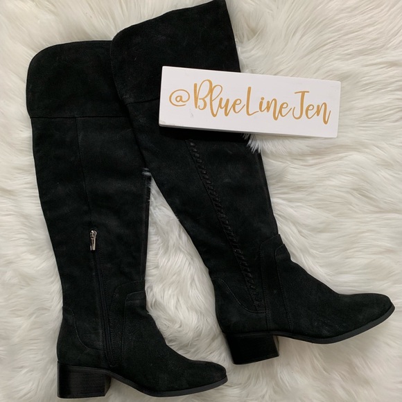 Vince Camuto Shoes - Black Suede Kreston Over The Knee Boots NWOT